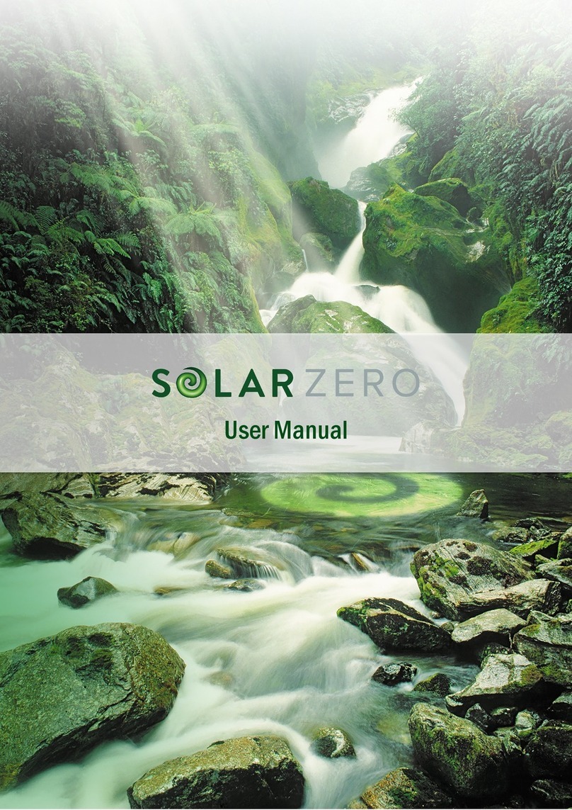 SolarCity solarZero Manuel utilisateur