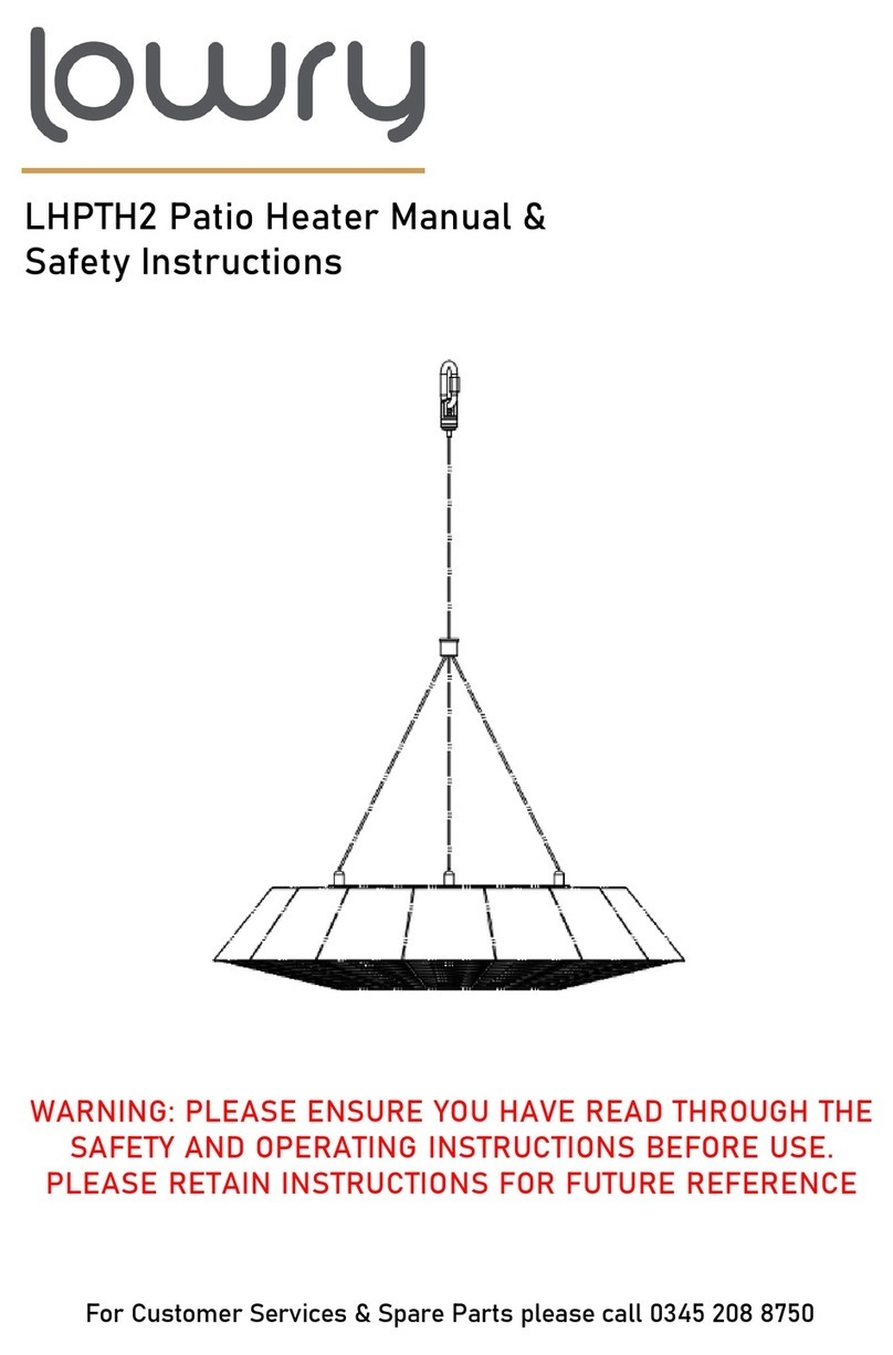 Lowry LHPTH2 Manuel de l'opérateur Lowry LHPTH2 Manuel de l'opérateur