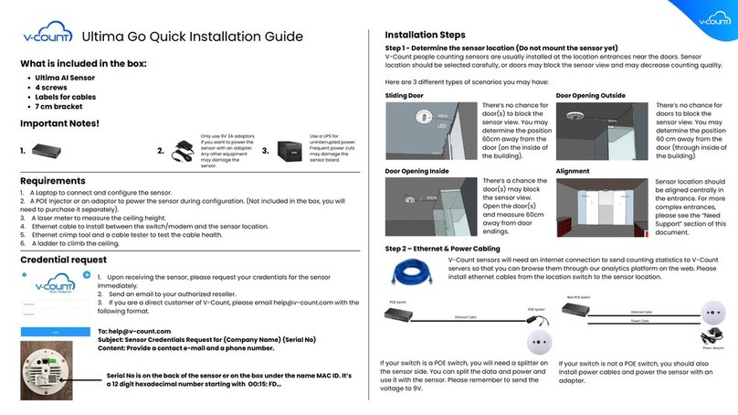 V-Count Ultima Go Manuel utilisateur