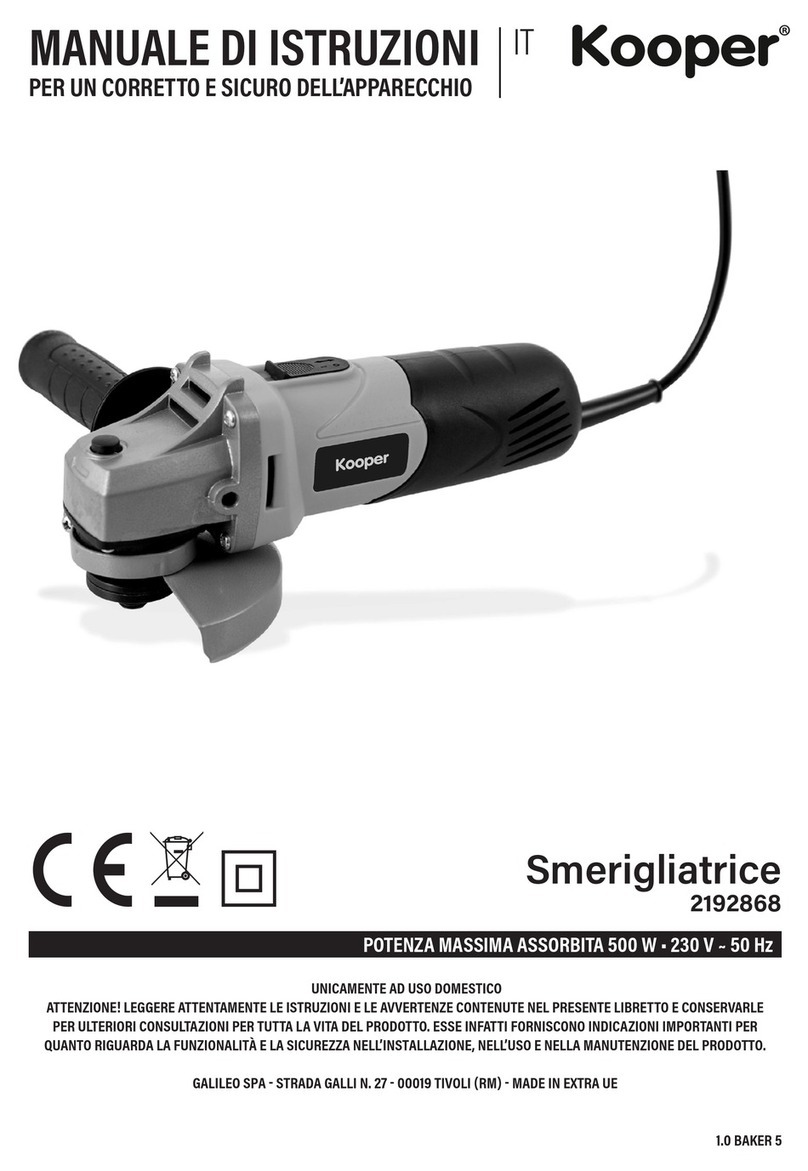 Kooper 2192868 Manuel utilisateur