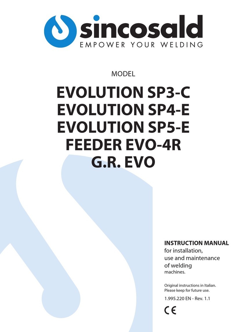 SincoSald EVOLUTION SP3-C Manuel utilisateur