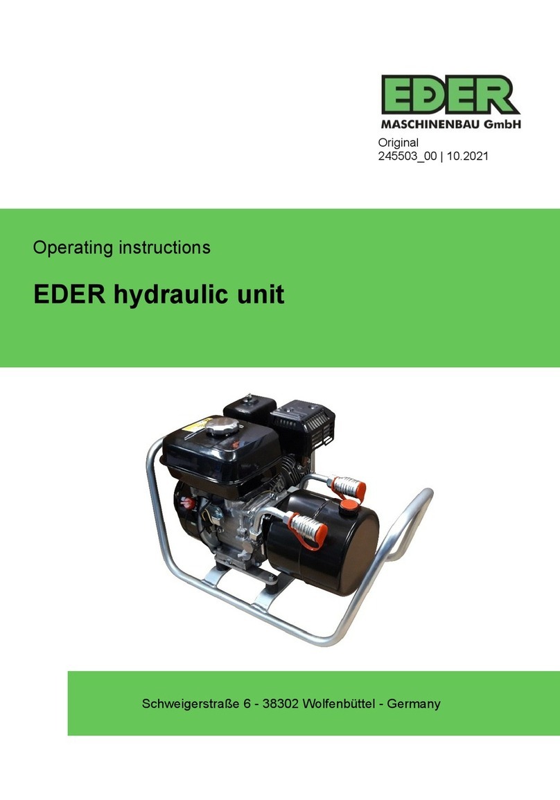 EDER EHA150 Manuel utilisateur