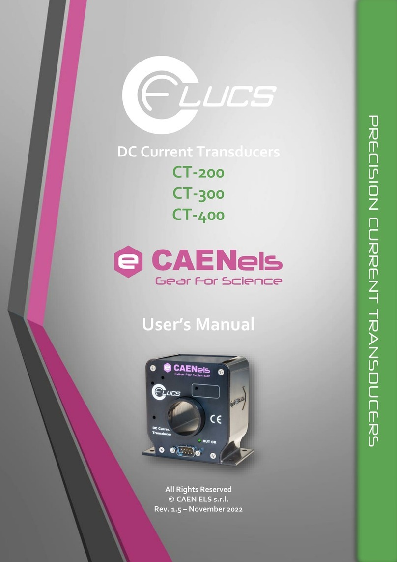 Caen ELS FLUCS CT-200 Manuel utilisateur