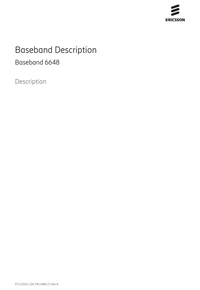Ericsson Baseband 6648 Manuel utilisateur