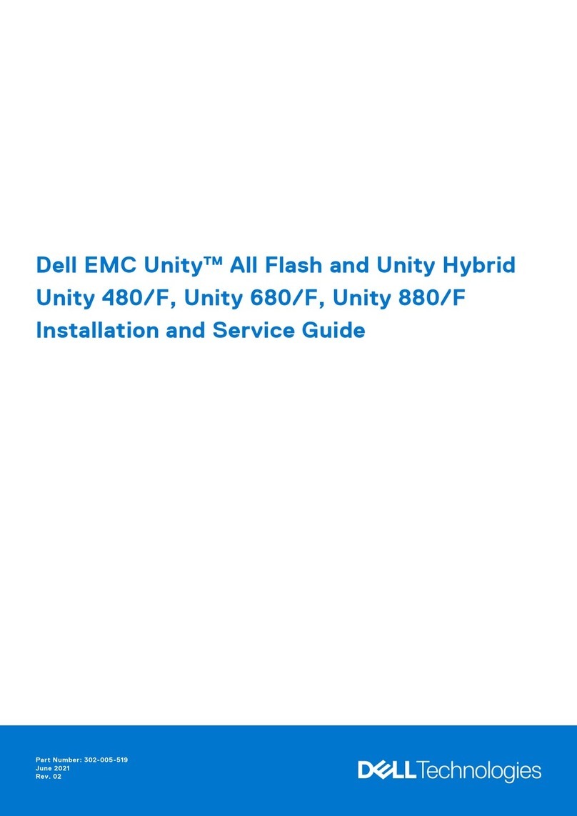 Dell EMC Unity All Flash Instructions d'installation et d'entretien