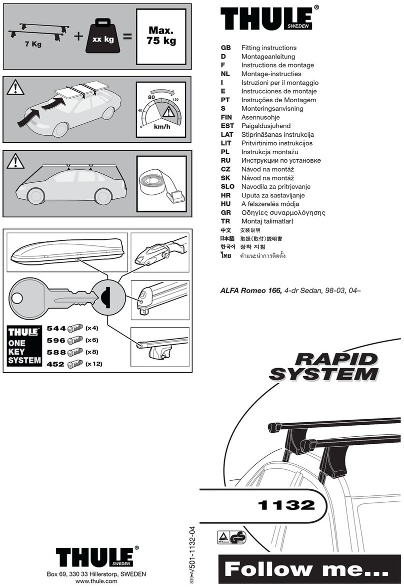 Thule 1132 Manuel utilisateur Thule 1132 Manuel utilisateur