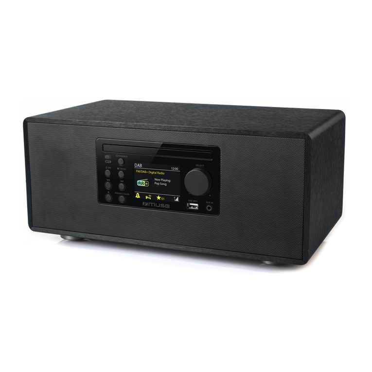 Muse M-695 DBT Manuel utilisateur