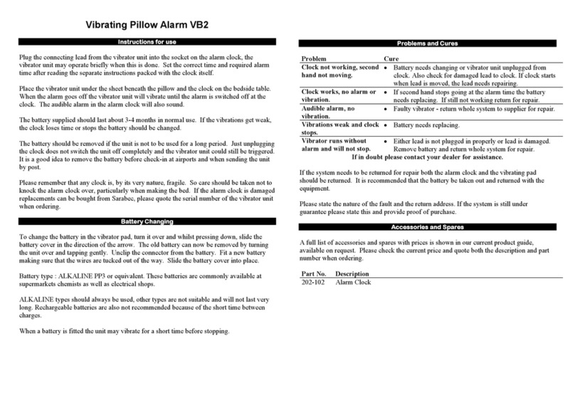 Sarabec VB2 Manuel utilisateur