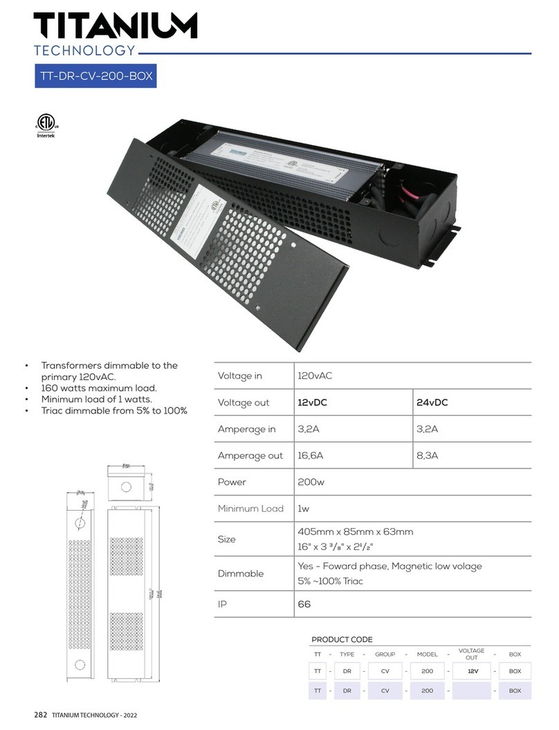 Titanium TT-DR-CV-200-BOX Manuel utilisateur