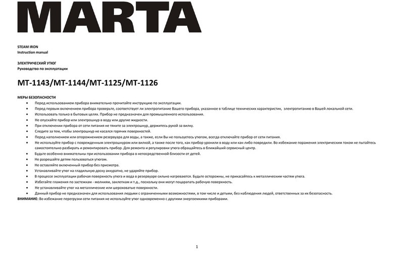 Marta MT-1143 Manuel utilisateur