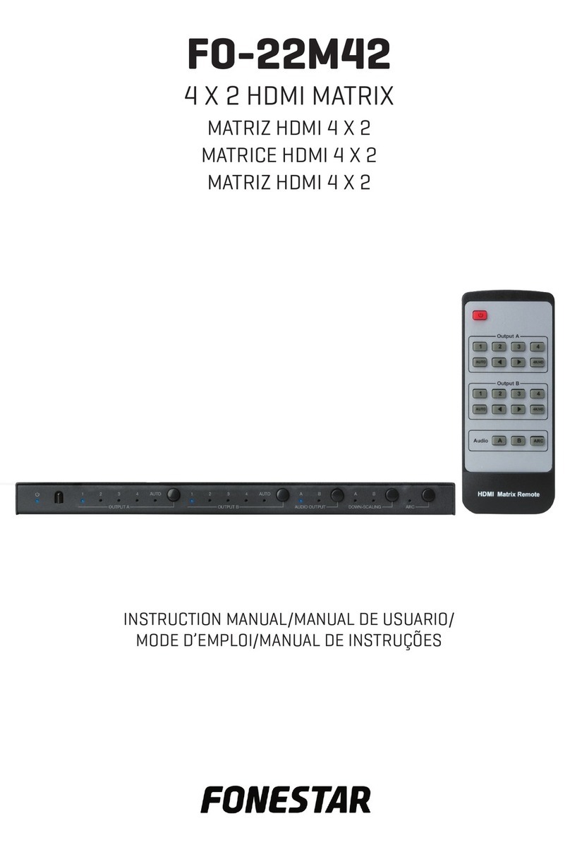 FONESTAR FO-22M42 Manuel utilisateur