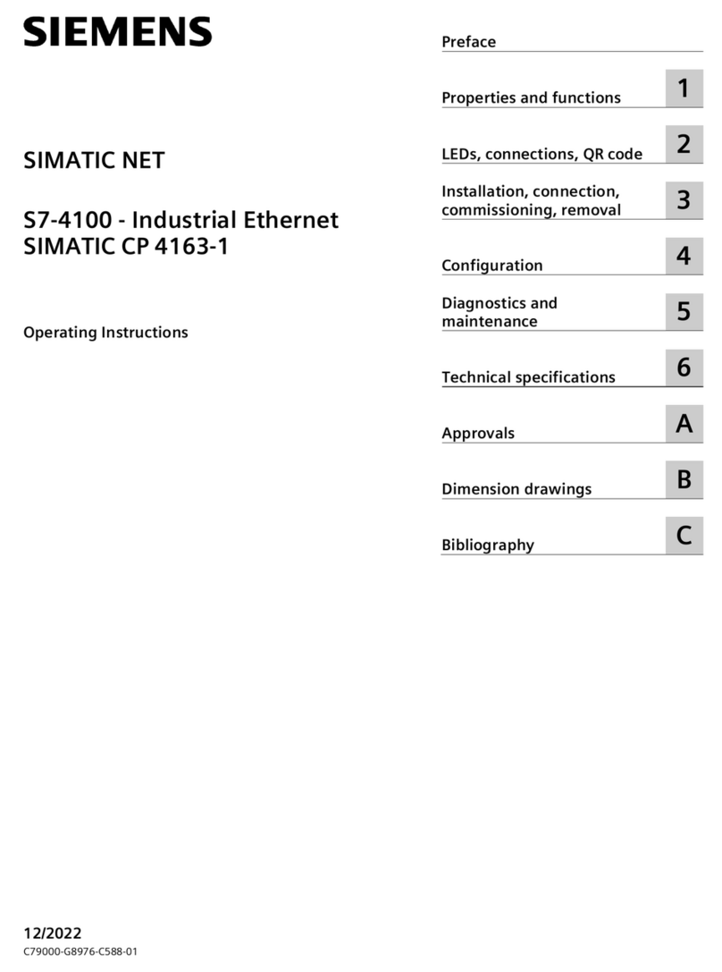 Siemens SIMATIC NET S7-4100 Manuel utilisateur