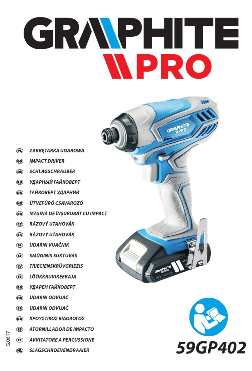 GRAPHITE PRO 59GP402 Manuel utilisateur