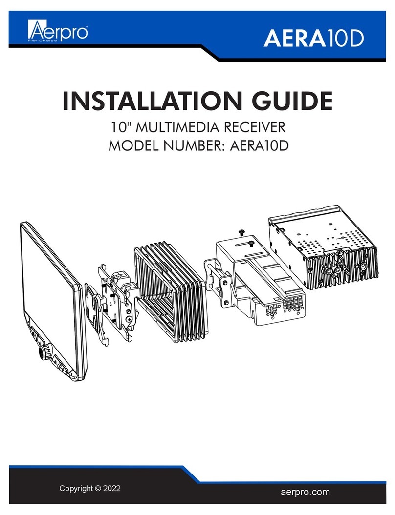 Aerpro AERA10D Manuel utilisateur
