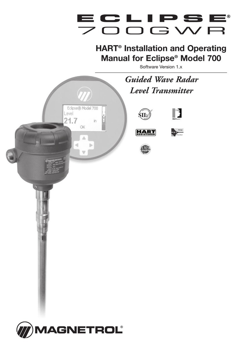Magnetrol ECLIPSE 700GWR Manuel utilisateur