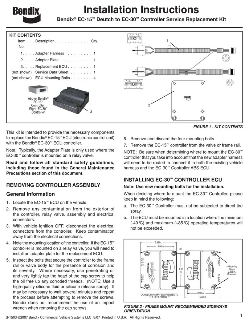BENDIX EC-15 ANTILOCK CONTROLLER ASSY Manuel utilisateur