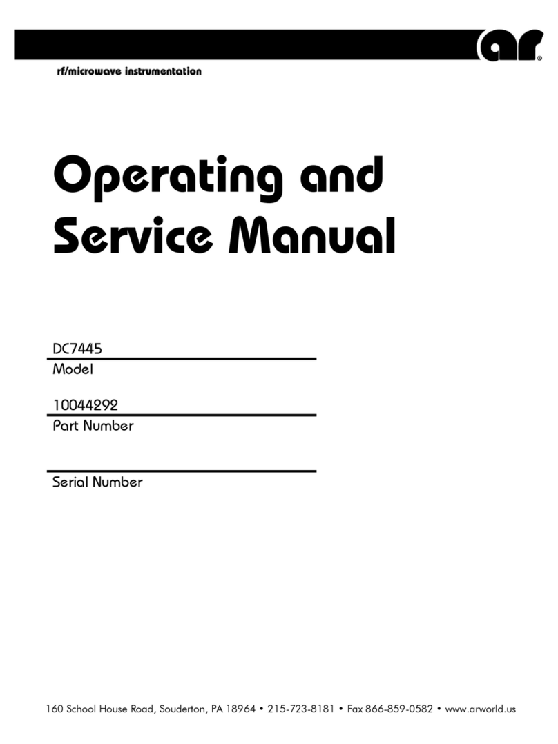 AR DC7445 Manuel de service