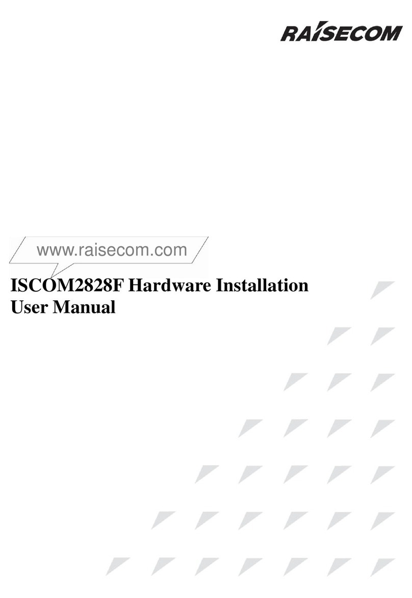 Raisecom ISCOM2828F Manuel utilisateur