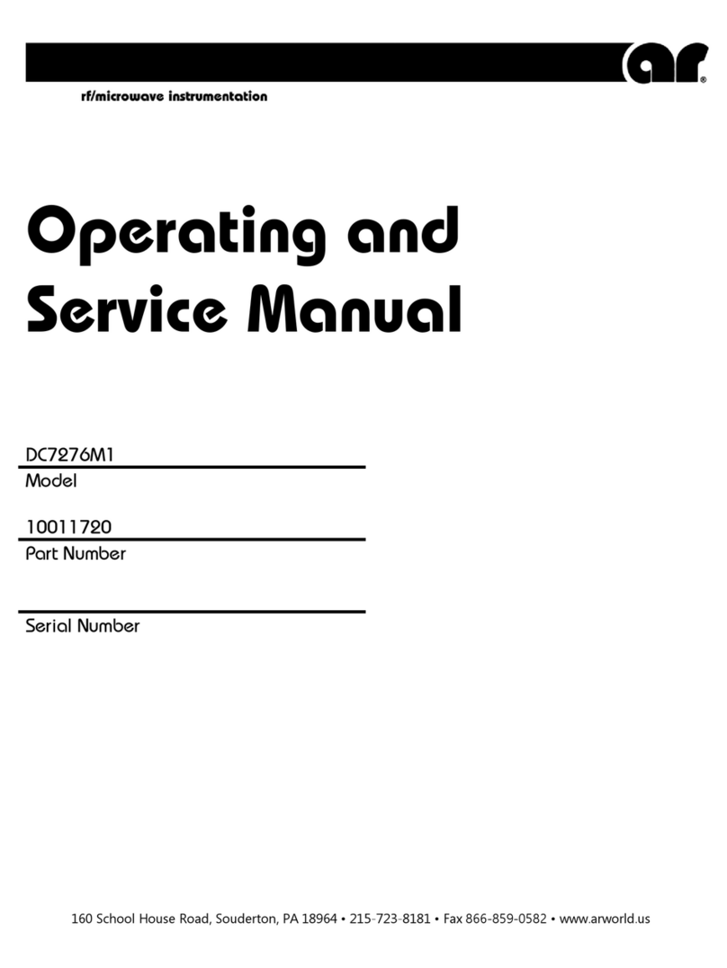 AR DC7276M1 Manuel de service