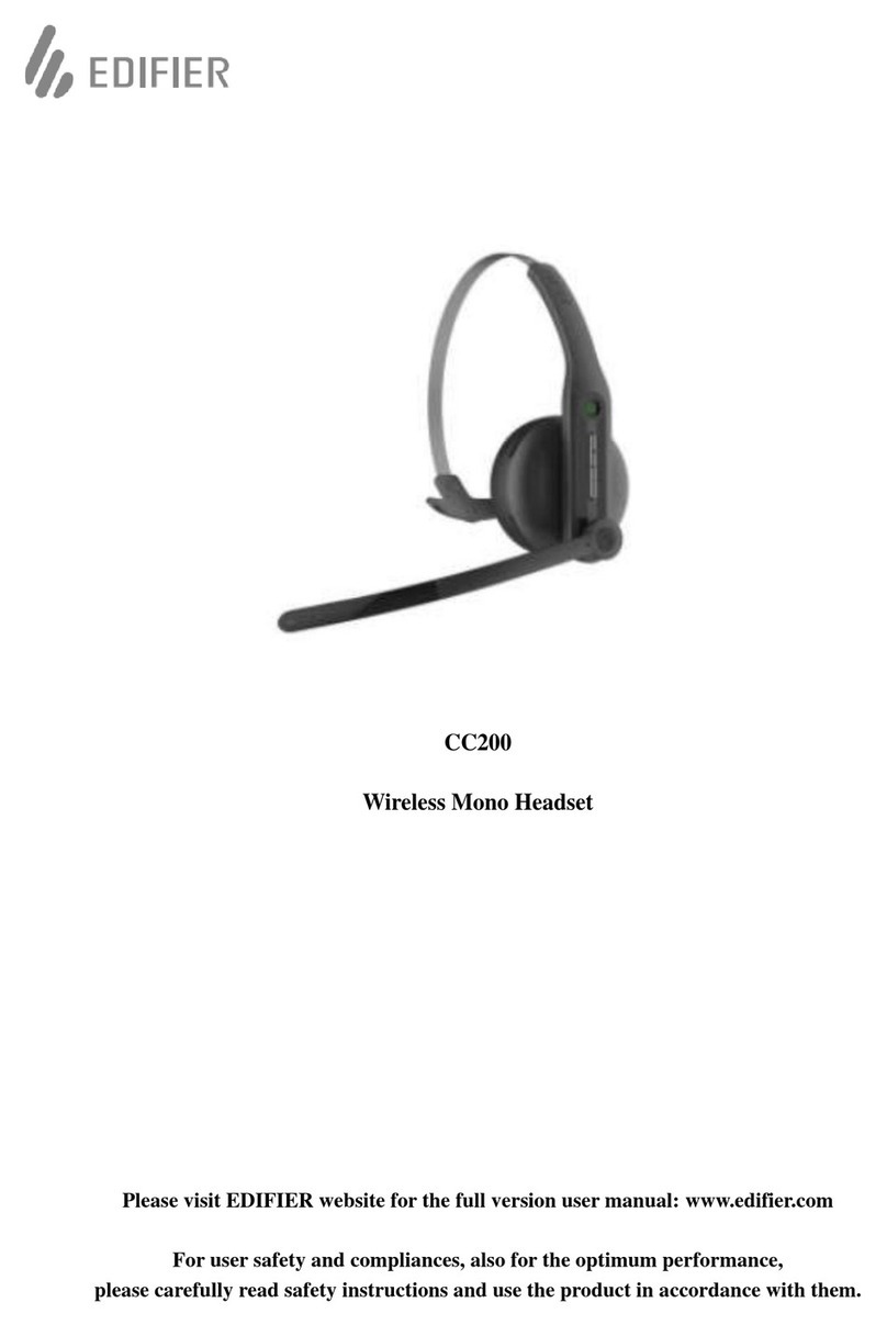 EDIFIER EDF200042 Manuel utilisateur