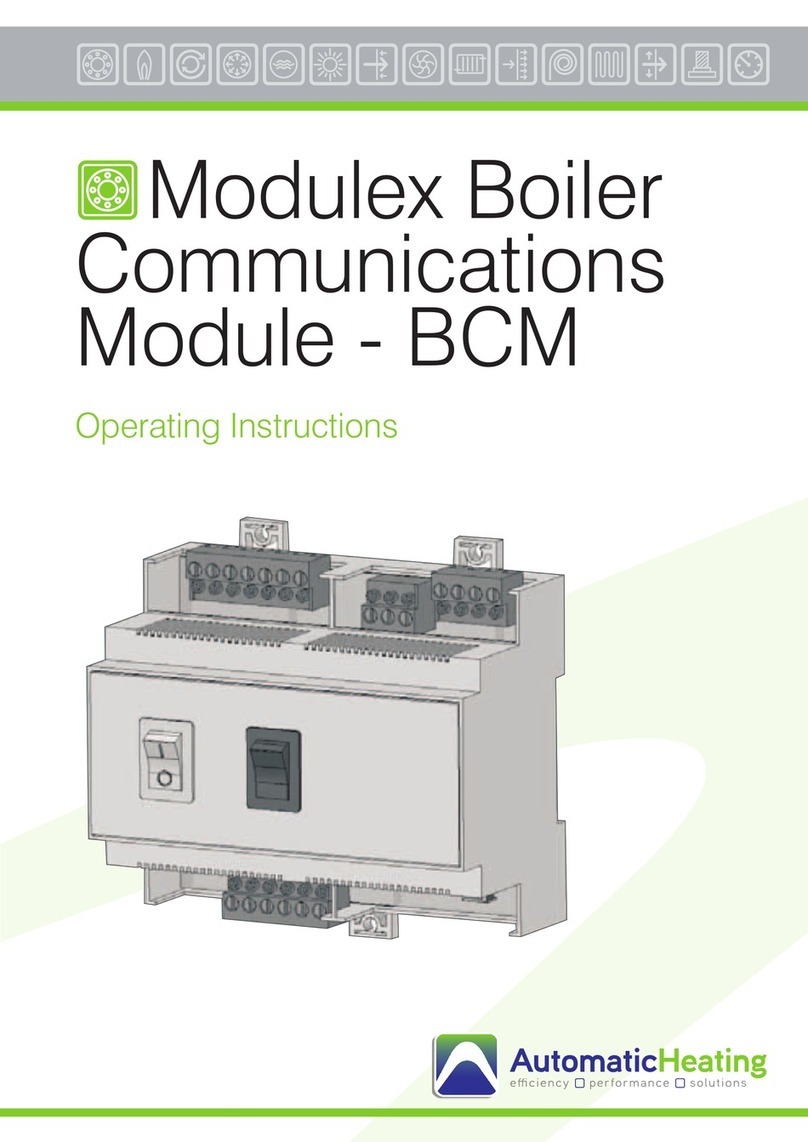 Automatic Heating BCM Manuel utilisateur