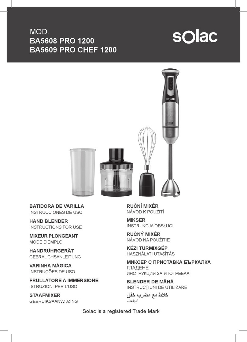 SOLAC PRO 1200 Manuel utilisateur