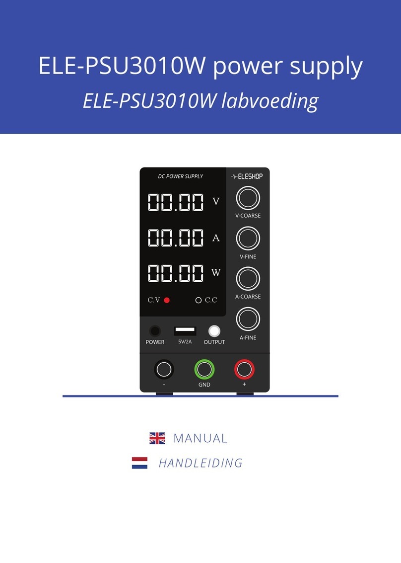 Eleshop ELE-PSU3010W Manuel utilisateur Eleshop ELE-PSU3010W Manuel utilisateur
