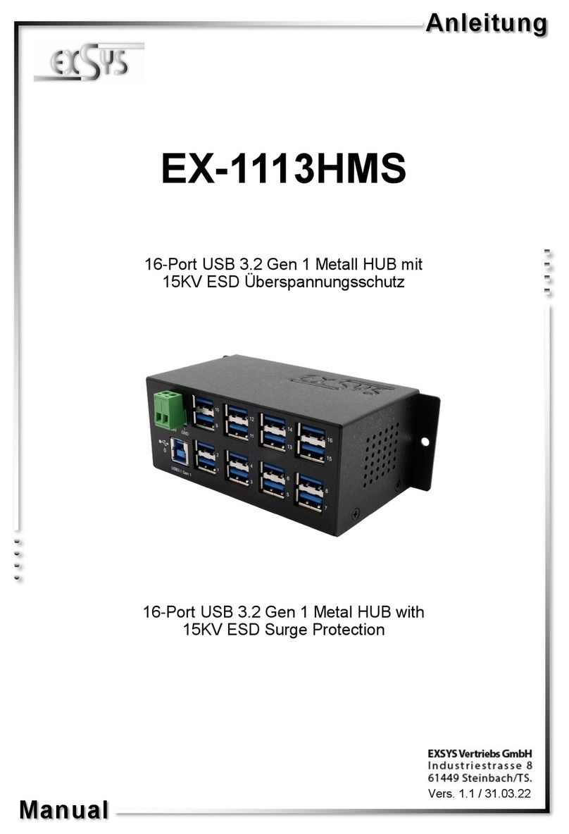 Exsys EX-1113HMS Manuel utilisateur