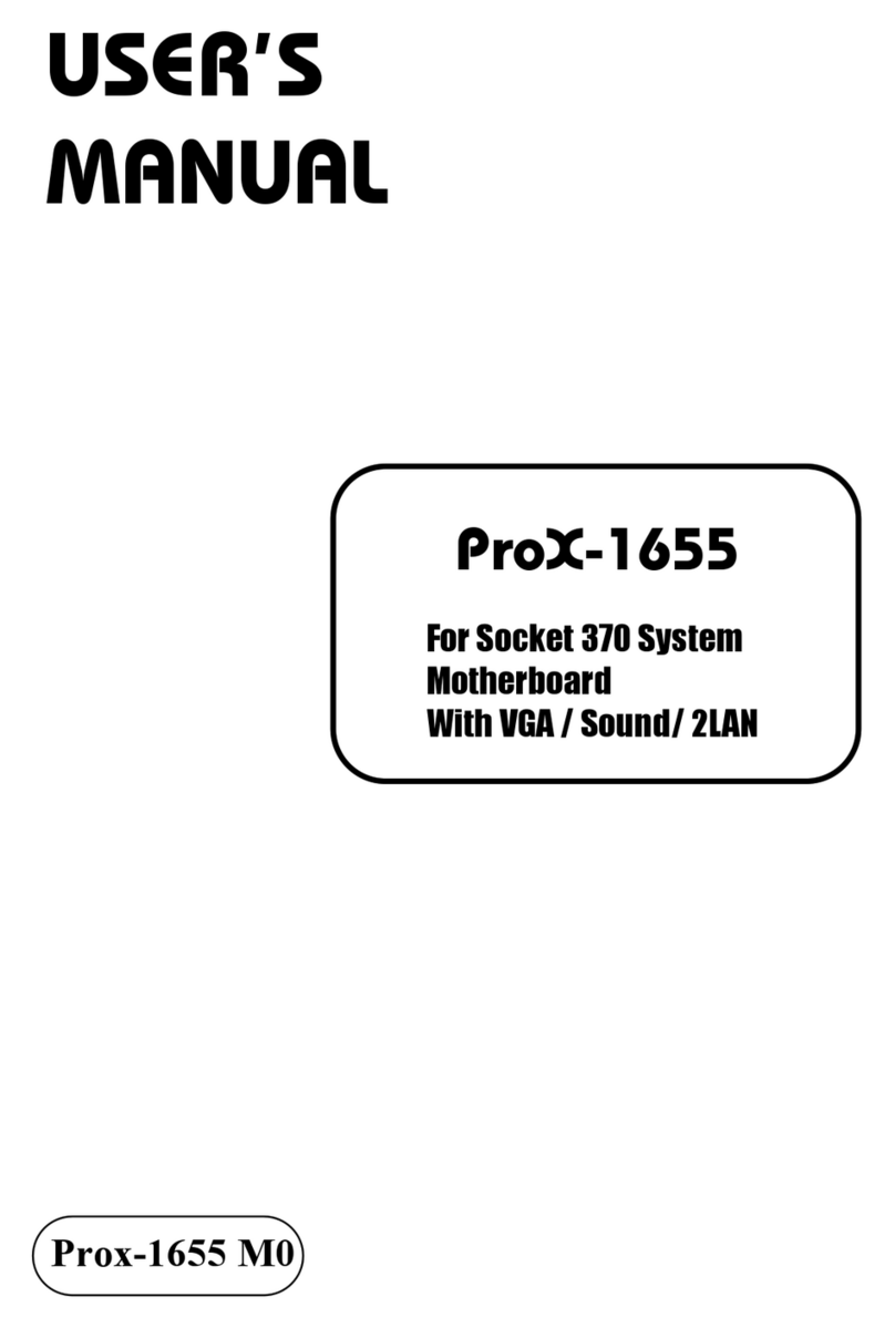 protech Prox-1655 Manuel utilisateur