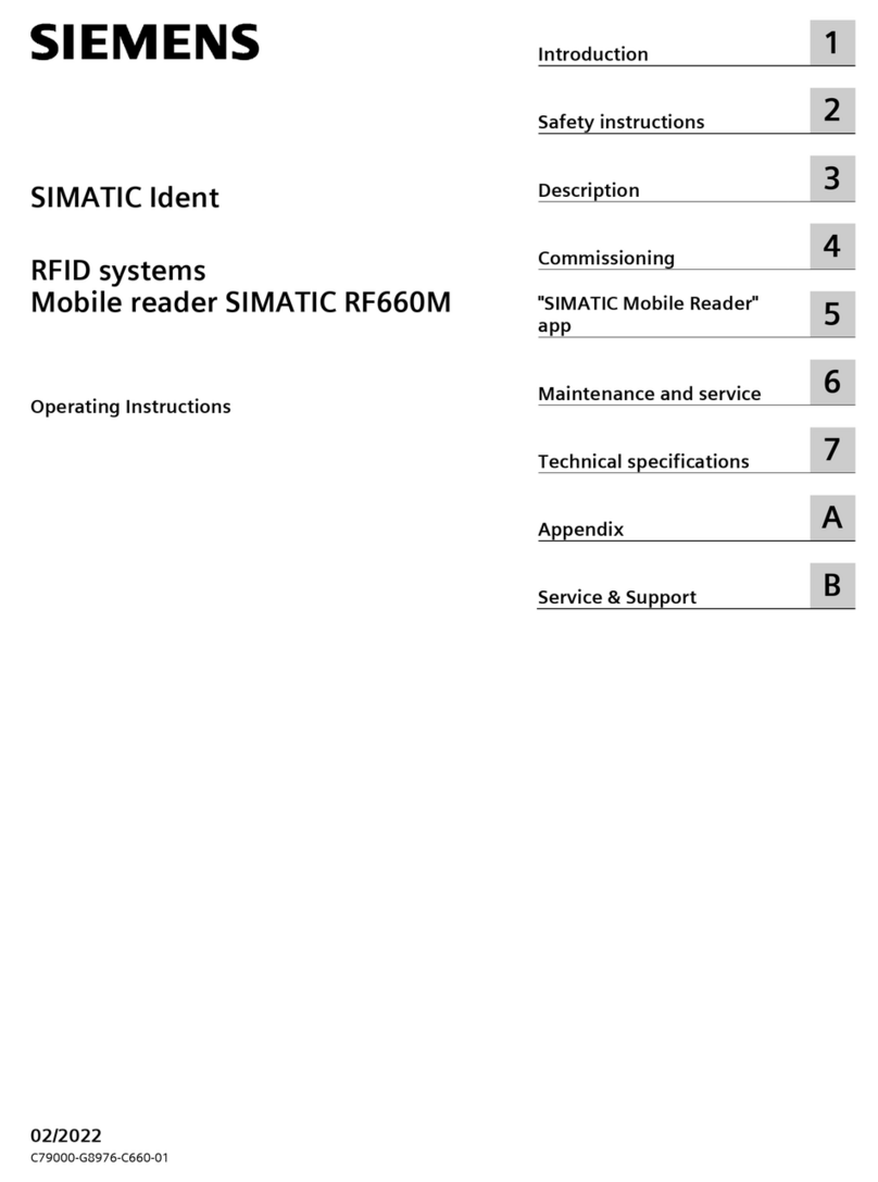 Siemens SIMATIC Ident RF660M Manuel utilisateur
