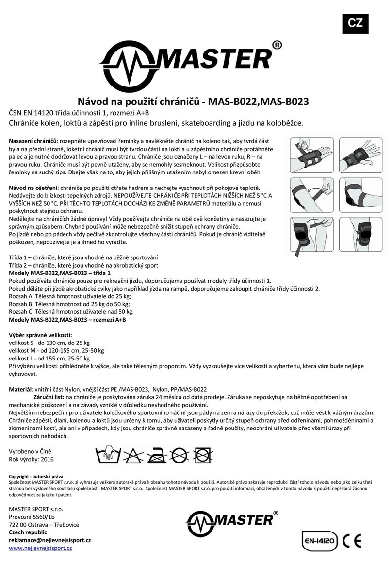 Master MAS-B022 Manuel utilisateur
