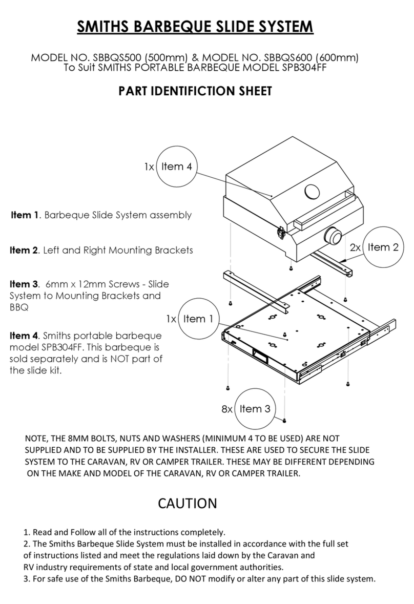 Smith's Heating First SBBQS500 Manuel utilisateur