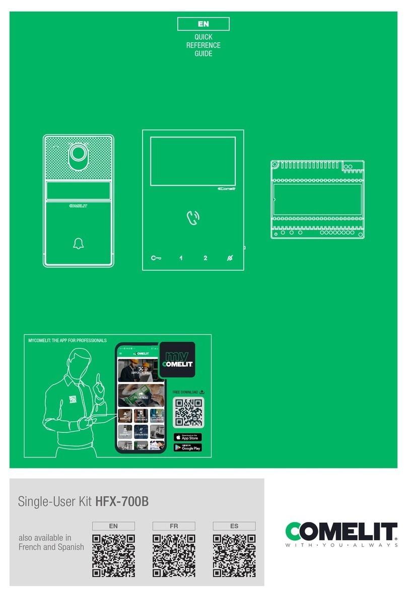 Intercom System HFX-700B Manuel utilisateur