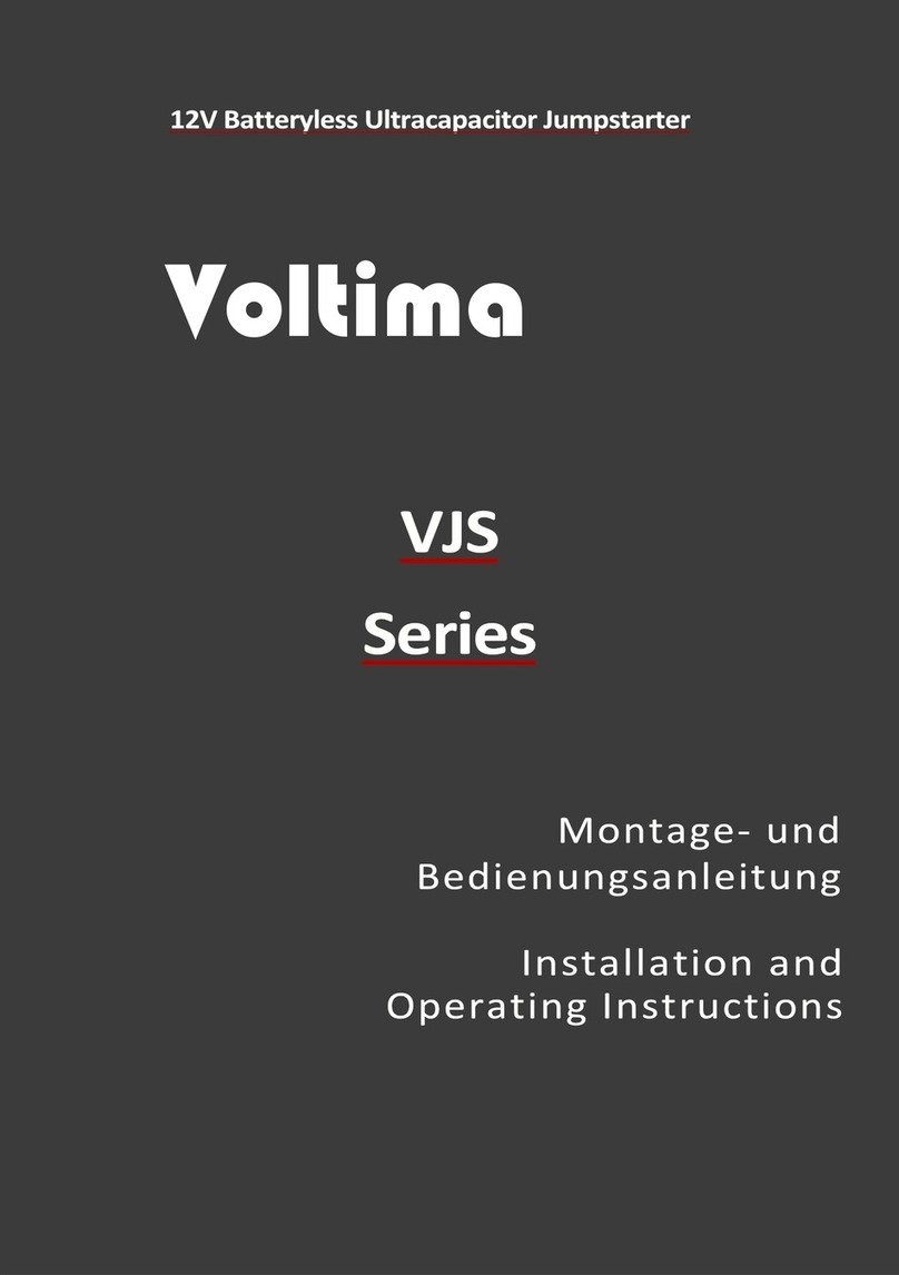 VOLTIMA VJS Series Manuel utilisateur VOLTIMA VJS Series Manuel utilisateur