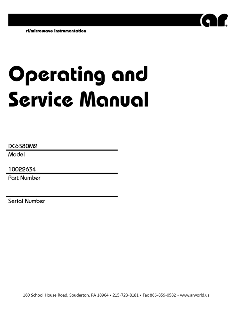 AR DC6380M2 Manuel de service