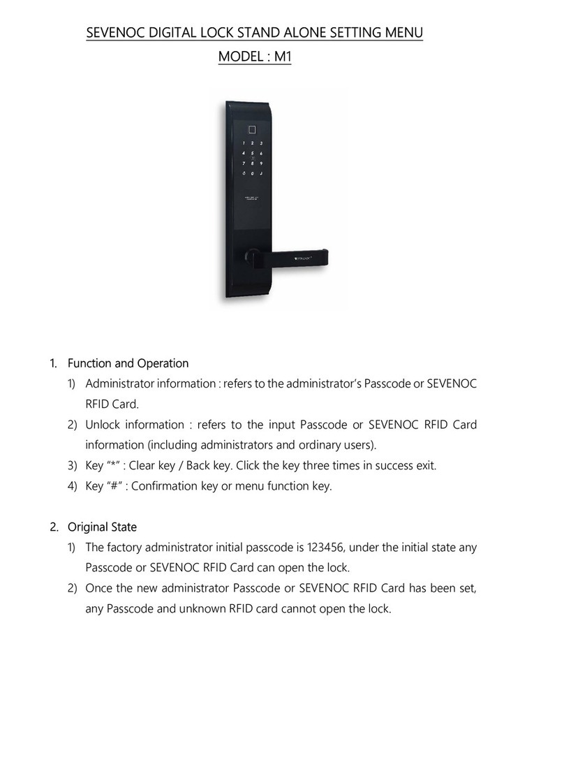 SEVENOC M1 Manuel utilisateur