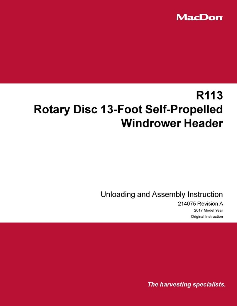 MacDon R113 Manuel utilisateur