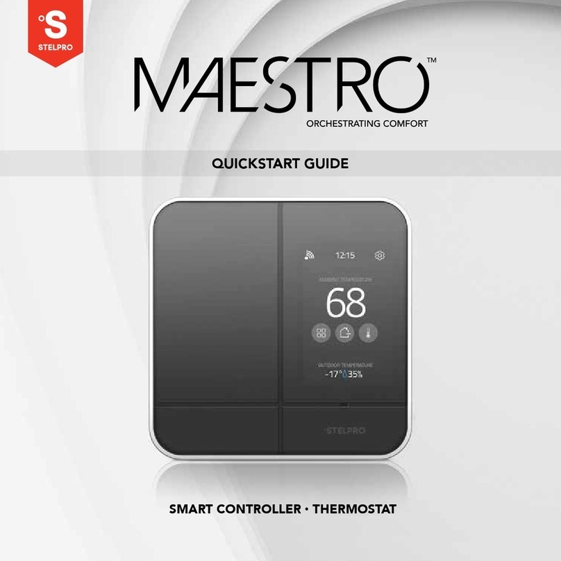 Stelpro MAESTRO Manuel utilisateur