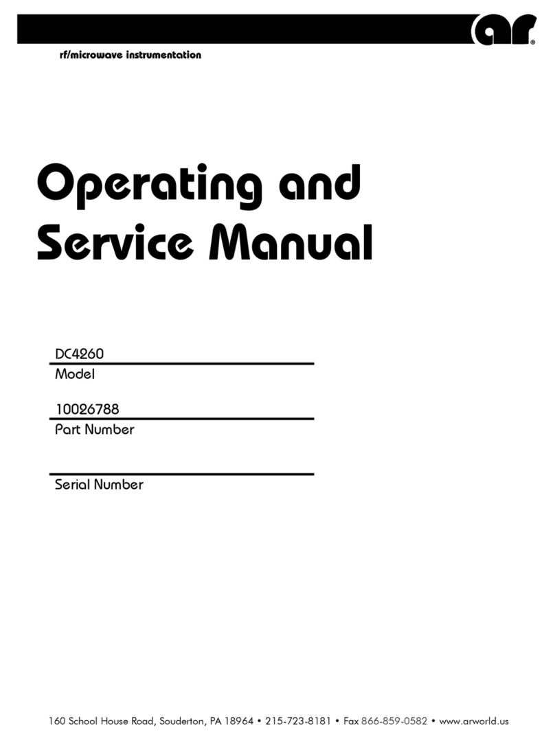 AR DC4260 Manuel de service