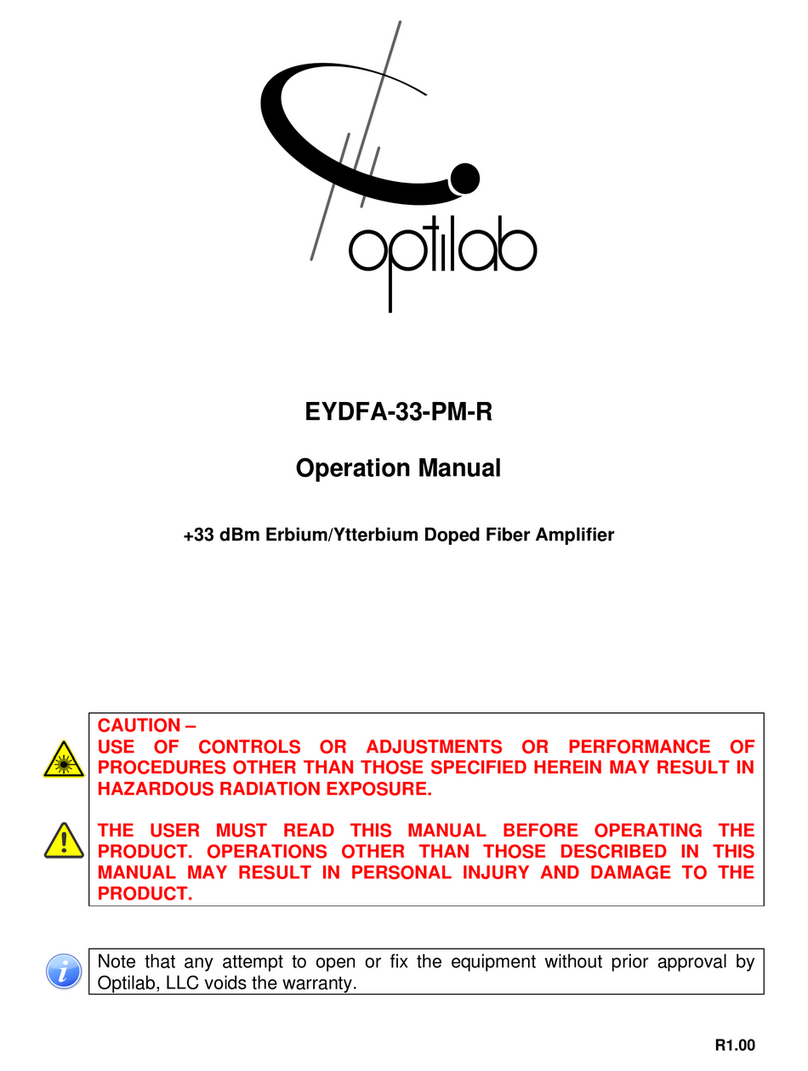OPTILAB EYDFA-33-PM-R Manuel utilisateur