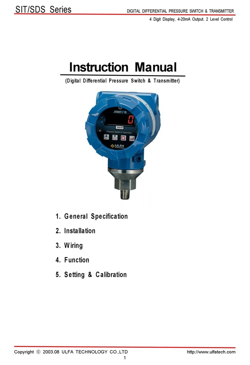 ULFA TECHNOLOGY SIT Series Manuel utilisateur
