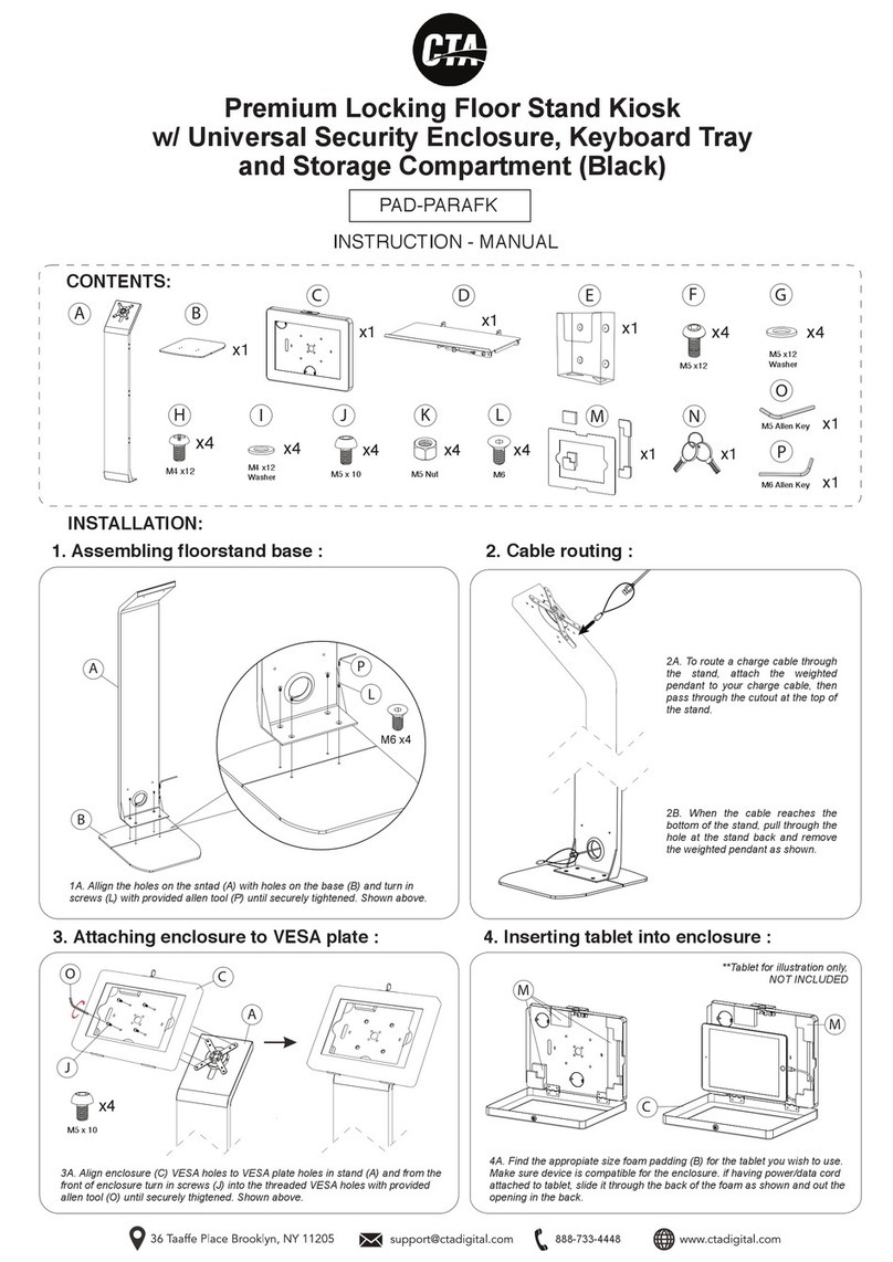 CTA PAD-PARAFK Manuel utilisateur