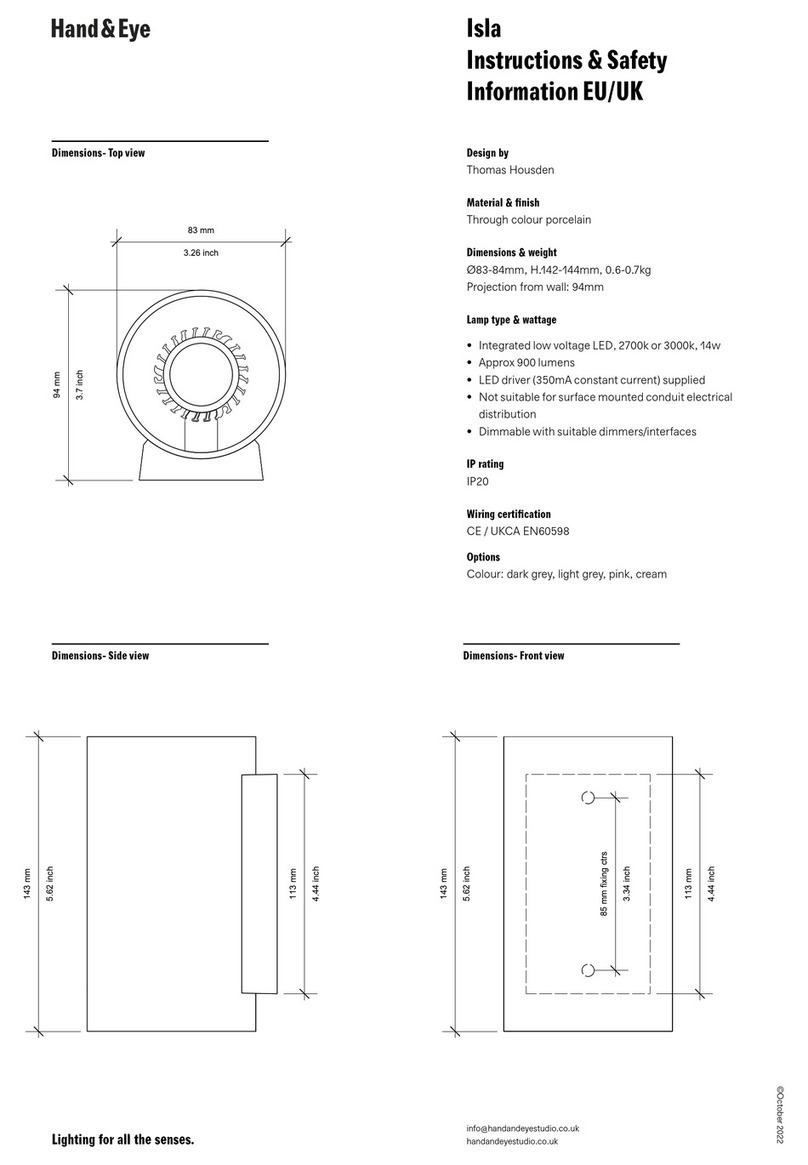 Hand&Eye Isla Instructions originales