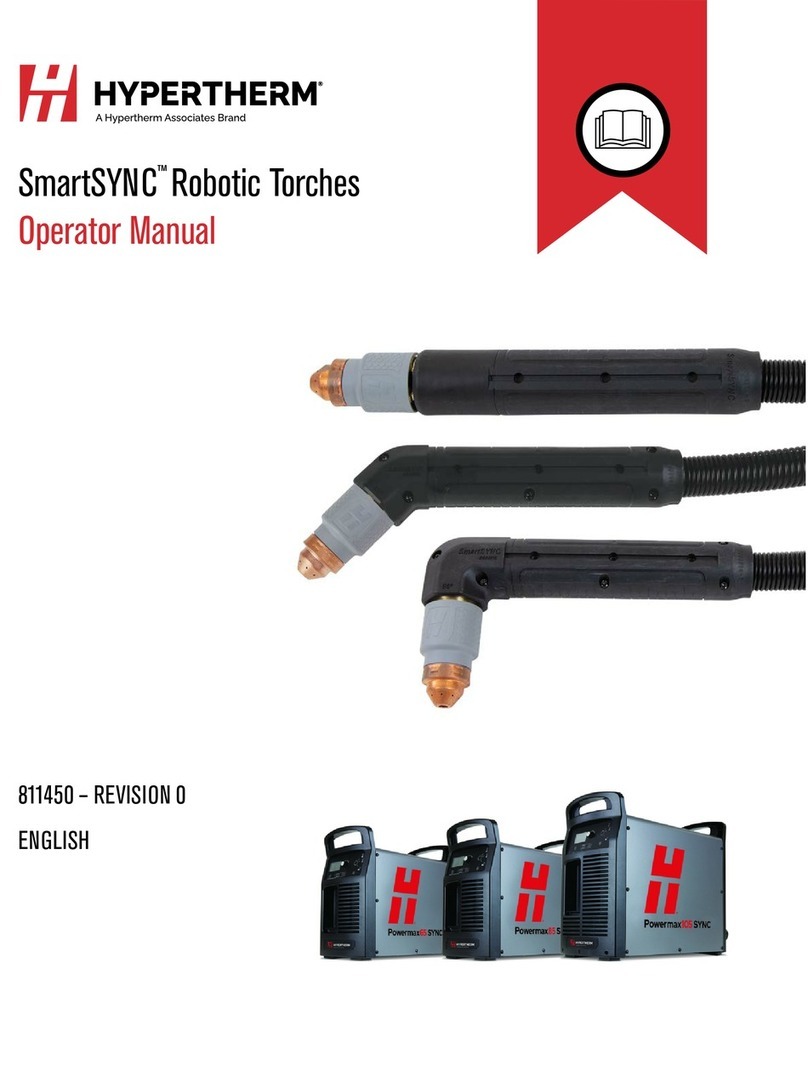 Hypertherm SmartSYNC Robotic Torch Manuel utilisateur