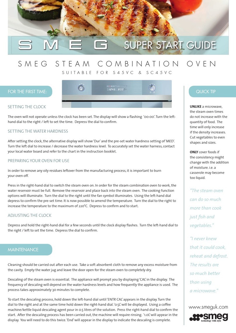 Smeg S45VC Mode d’emploi
