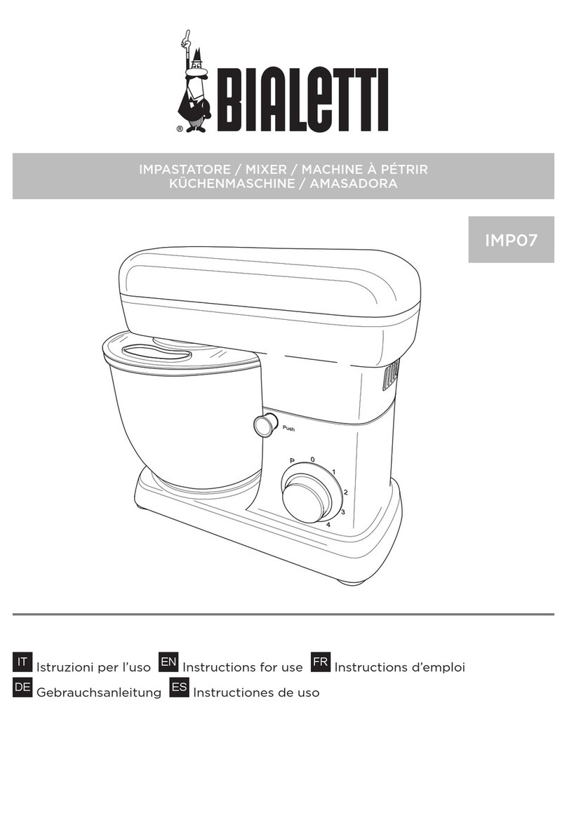 Bialetti IMP07 Manuel utilisateur