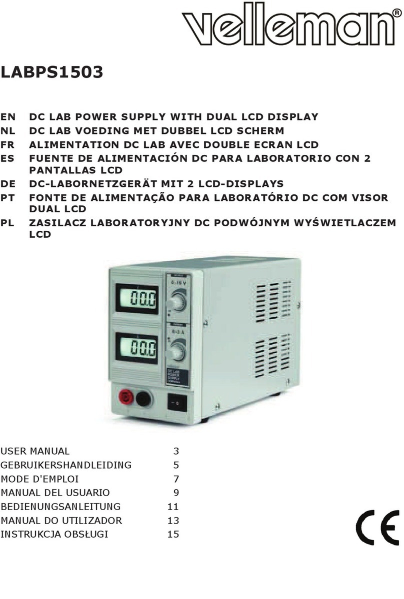 Velleman LABPS1503 Manuel utilisateur