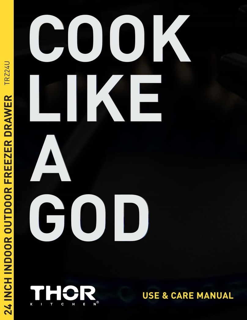 Thor Kitchen TRZ24U Manuel utilisateur Thor Kitchen TRZ24U Manuel utilisateur