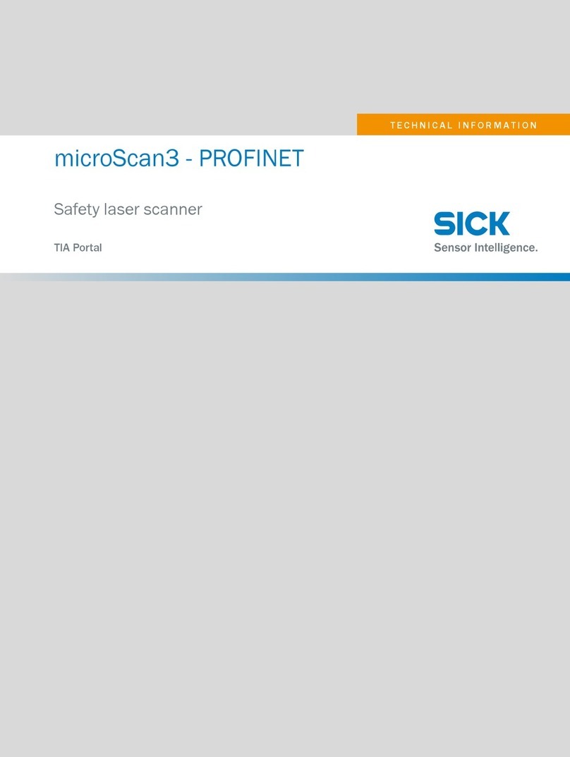 SICK microScan3 - PROFINET Manuel
