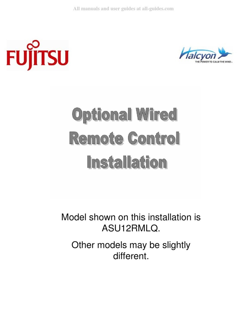 Fujitsu Inverter Halcyon ASU12RMLQ Manuel utilisateur